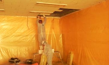 석면텍스 철거작업